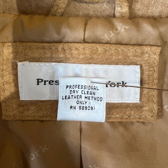 Vintage Preston & York Suede Leather Jacket - Women's XL - Picture 7 of 7